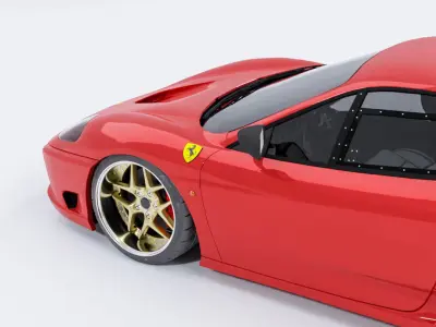 Ferrari 360 speciale concept  Free 3D model