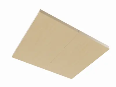 Chisel set in wooden box 3D model