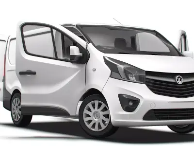 Vauxhall Vivaro Van L1H1 HQInterior 2019 3D model