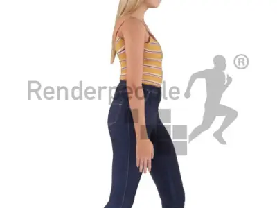 Janett Animated 004 Walking