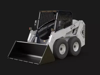 Skid Steer Loader LR 3D model
