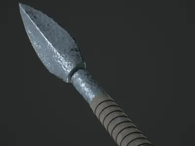 Spear Free low-poly 3D model purchase