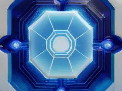 SciFi Energy Core Cube 3D model