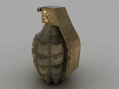 Hand Grenade 3D model get