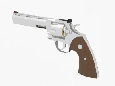 Colt python  Low-poly Low-poly 3D model
