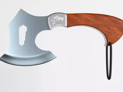 Realistic Axe 3D model