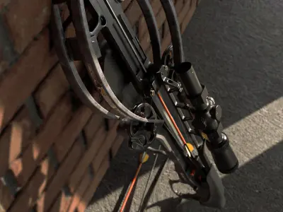 weapon - Crossbow r26 Low-poly 3D model