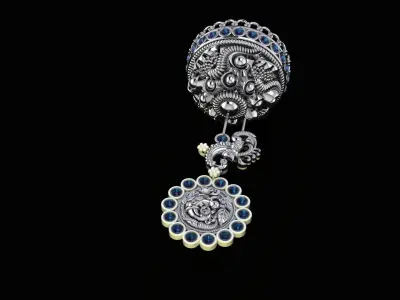 jhumka earing  3D print model