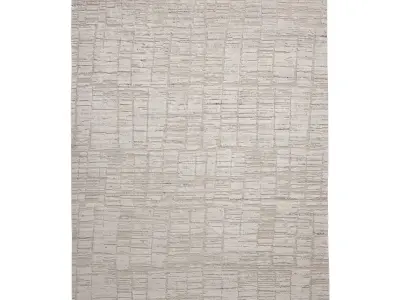Jean Stoffer x Loloi Daniel Antique Ivory Rug 3D model