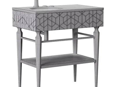 TORTOISE SINGLE WASHBASIN  3D model