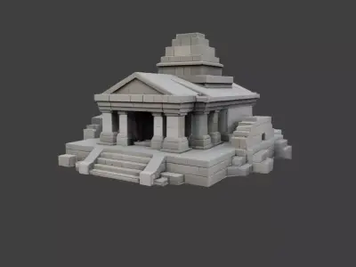 Temple Assets 3D model purchase
