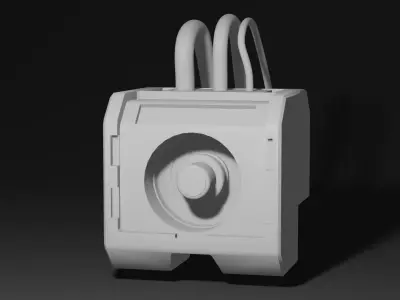 Sci Fi Architecture Object 3D model