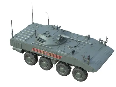 K-17 Bumerang armored Infantry Fighting Vehicle  Low-poly 3D model