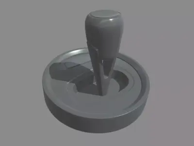 Gear Lever 01 Low-poly 3D model