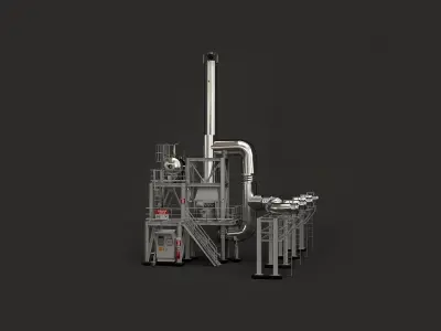 CALDERA industrial machine 3D model