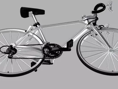 detailed bicycle model  3D print model