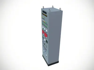 Heavy duty fuse Low-poly 3D model