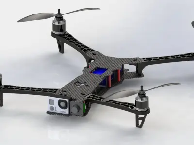 OV3RQUAD DIY FPV Free 3D model