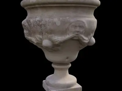Decorative Outdoor Vase Free 3D model