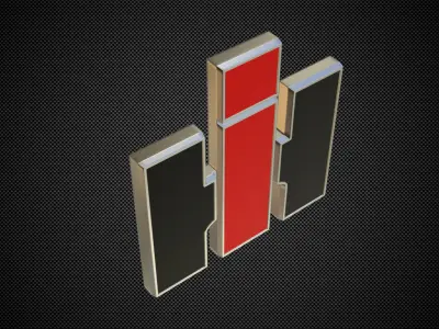 international harvester logo 3D model