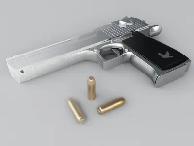 Pistol Desert Eagle 357 Magnum 3D model