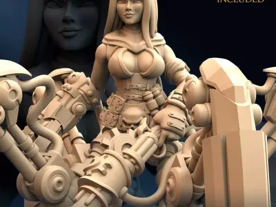 Destroyers Valkyries of the Crucible F 3D print model