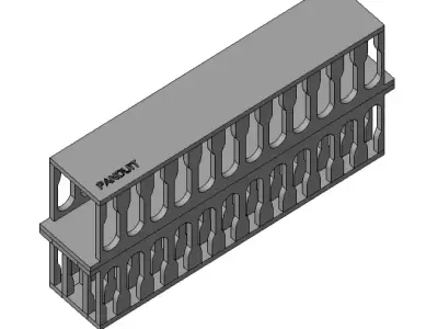 ORGANIZADOR PANDUIT 3D model