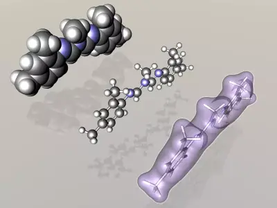 amitraz  molecule 3D model