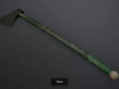 Assortment of Axes 3D Model Collection