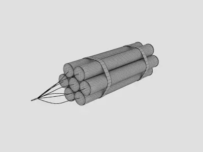 Tnt - Two Types Low-poly 3D model