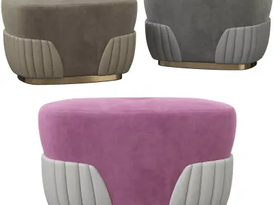 Crystal Pouf 3D model