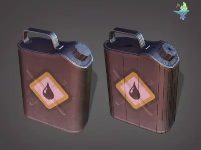 Scepter Container Low-poly 3D model