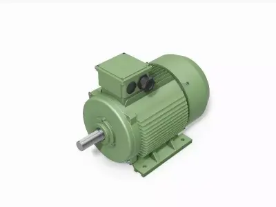 250M B3 Top 2 Pole IEC electric motor - 3D CAD model 3D model