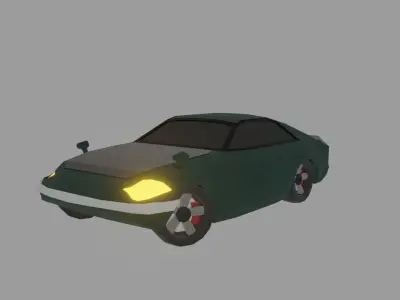 Datsun 240z low-poly model Free 3D model