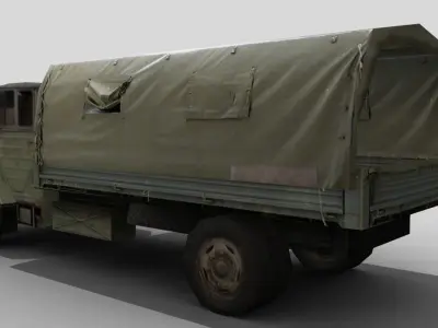 Shaktiman Truck Low-poly 3D model