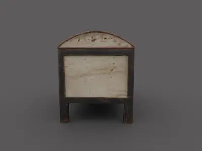 Egyptic Chest Low-poly 3D model