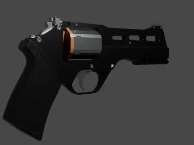 rhino revolver 3D model