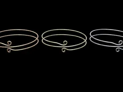 Arm bangle JB4 for Genesis 8 Female 3D model