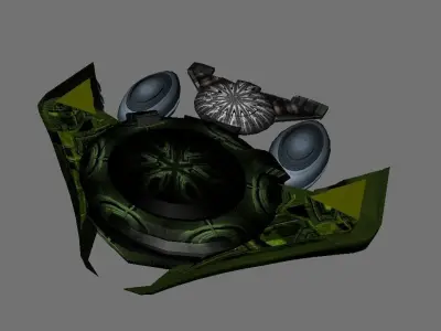 Futuristic Spacecraft 3D print model
