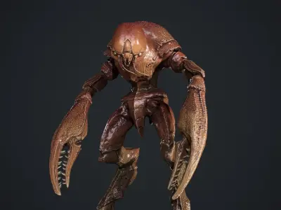 Crab Creature Low-poly 3D model