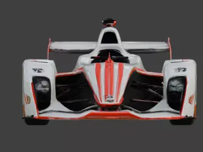 Formula Precision Race Car 3D Model V01 Low-poly 3D model