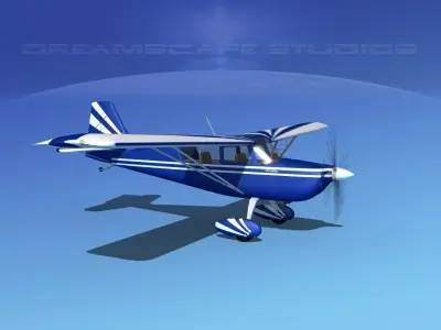 Bellanca Citabria 7KC V05 3D model