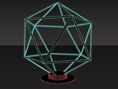 Prisma infinity Low-poly 3D model