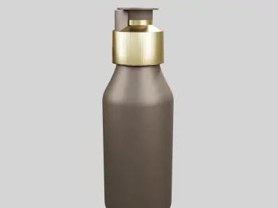 Perfume spray chrome Low-poly 3D model