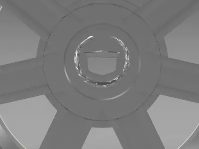 Cadillac Escalade awd 2012 rim 3D model