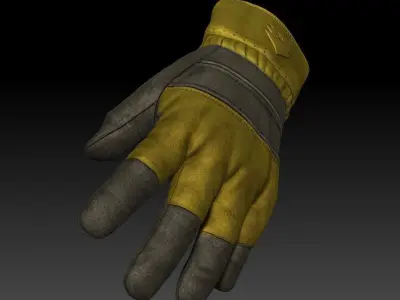 Worker Glove Free 3D model