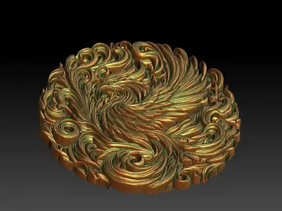 3 phoenix CNC Relief Model 3D print model
