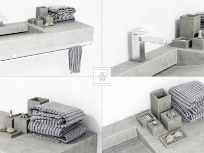 Sink stone 3D model