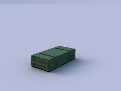 Ammo Box Low-poly 3D model order