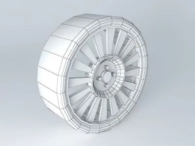 My Second Wheel Tire Free 3D model